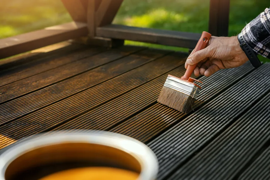 How Deck Staining Protects Against Weather Damage Braselton GA