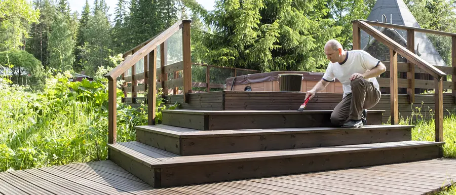 How Deck Staining Protects Against Weather Damage in Braselton GA